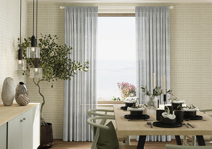 Taranto Voile, Mountain Grey - Made to Measure Curtains - Image 3